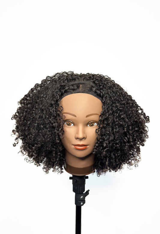Afro kinky Curl Half Wig